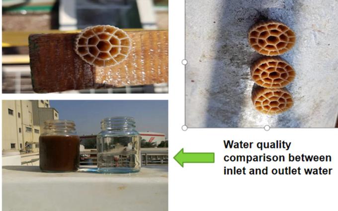 White Color Mbbr Filter Media with Virgin HDPE Material Ras Biochip 6