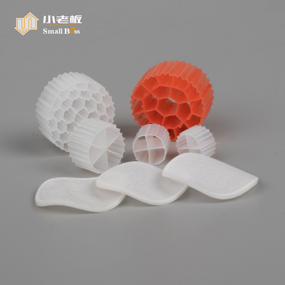 주문 PE38 PE 플라스틱 물질 FDA 감사 800m2/m3 Mbbr 바이오 필터 운반기 online manufacture
