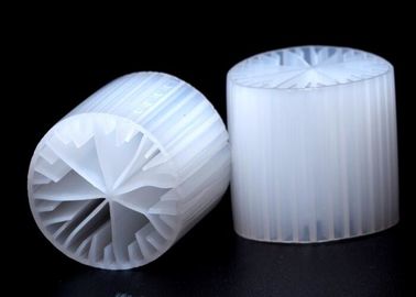 주문 15*15mm 크기의 흰색 및 처녀 HDPE 물질 MBBR 필터 매체 online manufacture