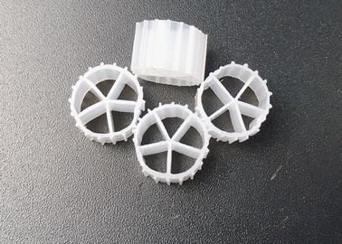 주문 생선 농장 바이오 볼 BIO 필터 매체 흰색 10*7mm 떠있는 필러 100% 처녀 HDPE 바이오 필터 매체 online manufacture