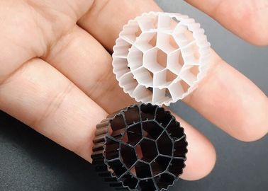 주문 하얀색 바이오 파이프 유독성 Mbbr 폐수 처리용 바이오 필터 미디어 25*12mm online manufacture