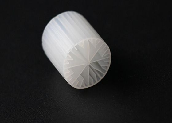 주문 흰색 MBBR 필터 매체 15*15mm 크기 폐수 처리용 HDPE 물질 online manufacture