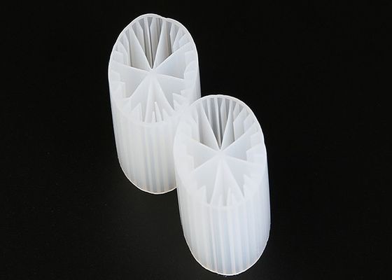 주문 플라스틱 재료 MBBR 바이오 미디어 처녀 HDPE 및 흰색 15 * 15mm 물용 크기 online manufacture