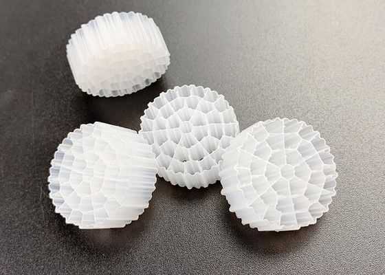 주문 IFAS FDA 안전 HDPE 흰색 MBBR 바이오 셀 필터 미디어 A/O 기술 online manufacture