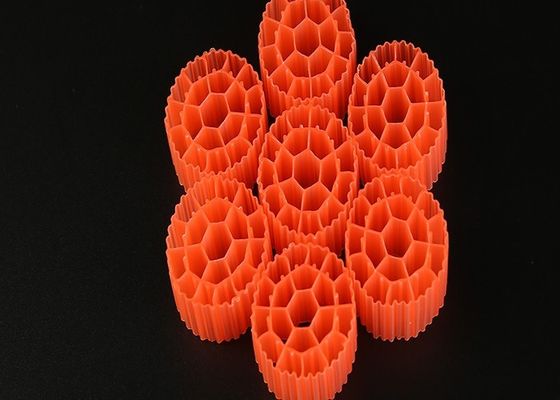 주문 HDPE 물질 K1 필터 매체 25 * 10mm 크기 및 하얀 색상 폐수 처리 online manufacture