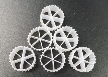 MBBR BIOCELL 수식물 폐수 처리 6실 16*10mm 흰색