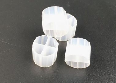 흰색 떠있는 필터 매체 처녀 HDPE 물질 PE01 12mm X 9mm