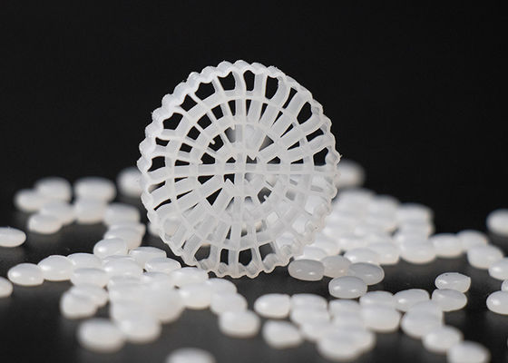 액티브셀 화이트 PE64 MBBR 바이오 필터 미디어 처녀 HDPE 물질