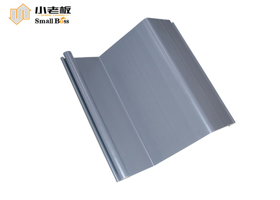 UPVC Z형 강철 잎 덩어리 457MM 너비 손쉽게 처리