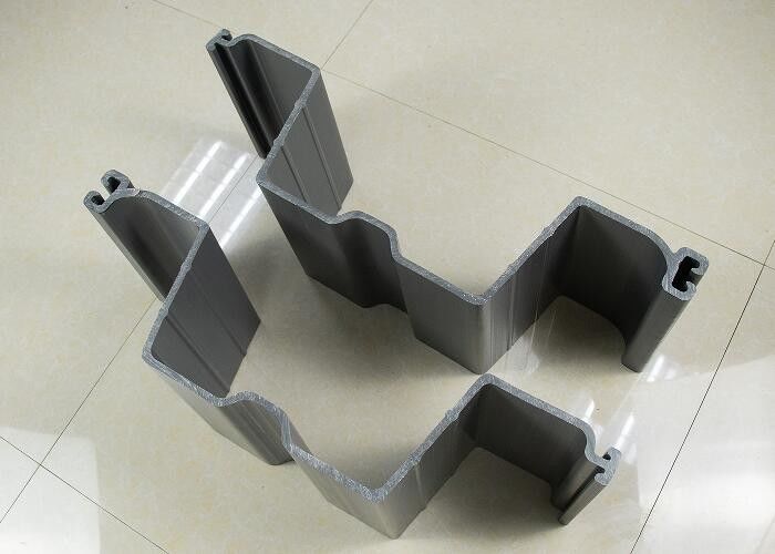 플라스틱 UPVC Pvc 시트 스파일링 시어 왈프 민간 건설 회색