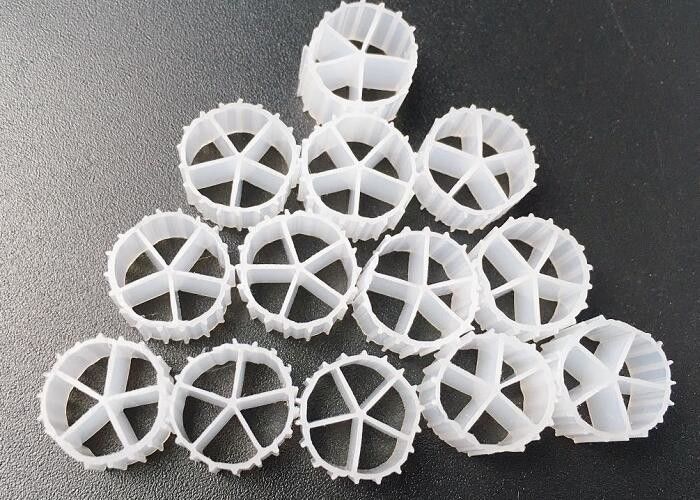 MBBR 볼 쇼크 플라스틱 필터 매체 BOD / COD 및 질소 제거