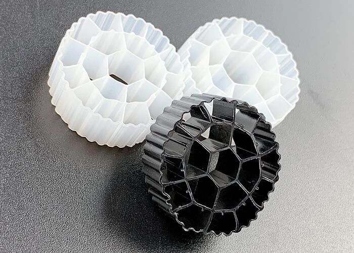 하얀색 Virgin PE Mbbr IFAS 프로세스 요구 사항에 대한 운반 매체