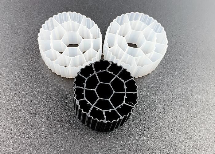 하얀색 Virgin PE Mbbr IFAS 프로세스 요구 사항에 대한 운반 매체