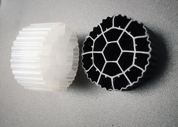 액티브 셀 프로세스 백색 HDPE 플라스틱 MBBR 매체