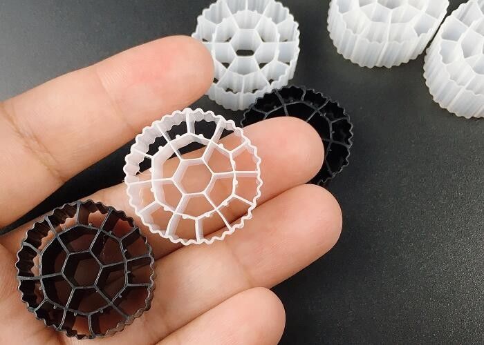 수성성 완벽한 처녀 플라스틱 필터 MBBR 운반 매체