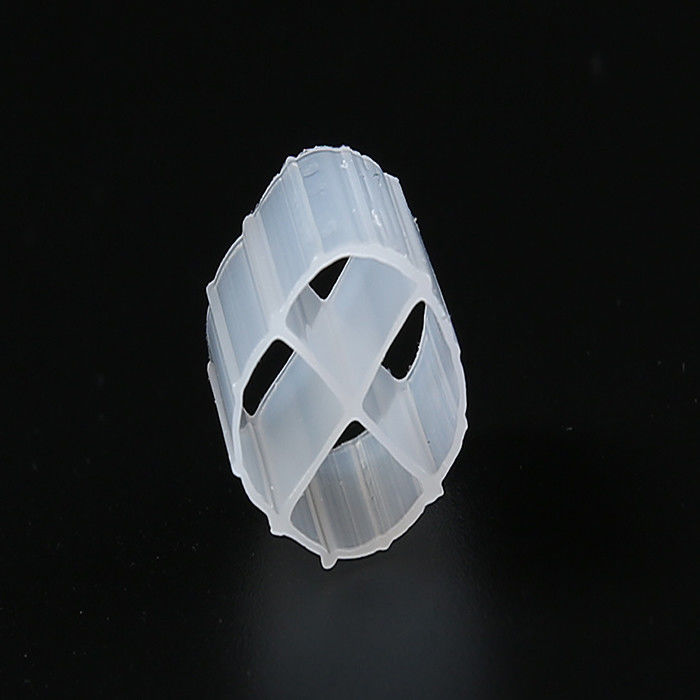 12*9mm MBBR 필터 매체 자연 색상과 순수한 HDPE 물질로 떠있는