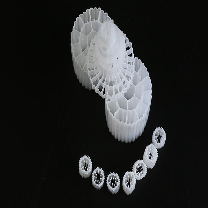 K1 K3 K5 MBBR 바이오 미디어 플로팅 장수 자연 색상 12mm X 9mm