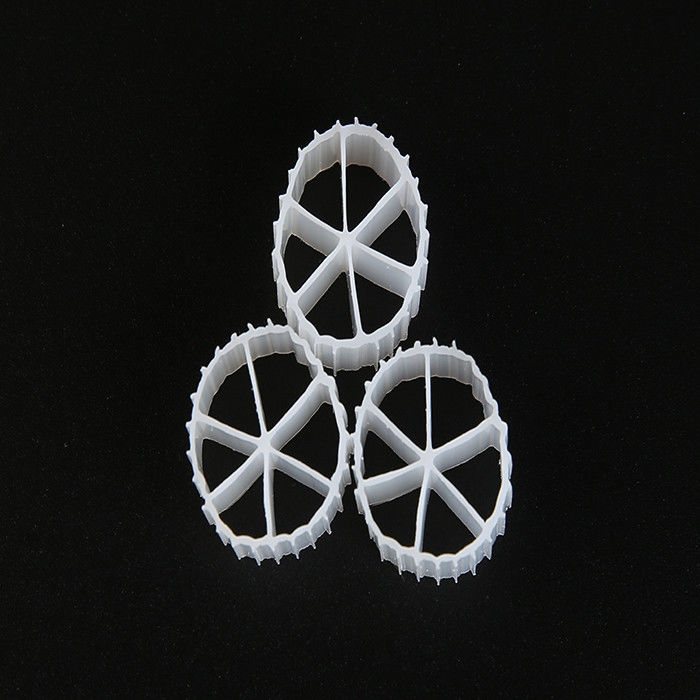 100% 처녀 HDPE 바이오 필터 미디어 하얀 색 하수 처리