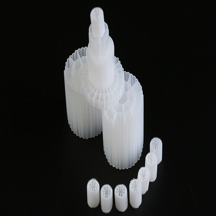 고효율 MBBR 바이오 미디어 K1 마이크로 미디어 12mm X 9mm 흰색