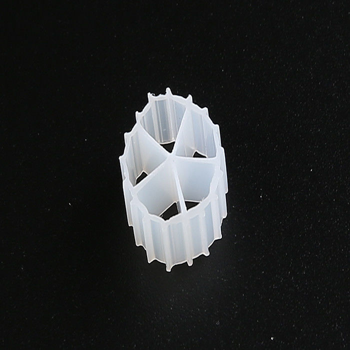 자연 색상 MBBR 필터 매체 및 처녀 HDPE 물질 MBBR 바이오 매체 RAS 10 * 7mm