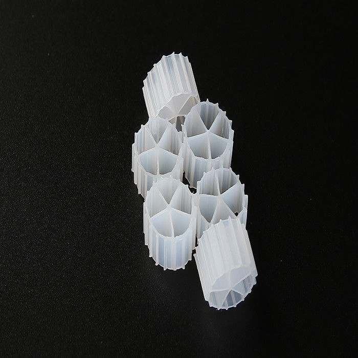 고 생물학적 활동성 흰색 플라스틱 필터 매체 HDPE