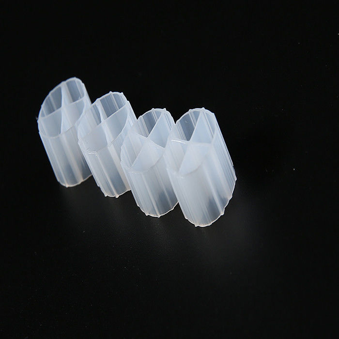 환경 친화적 인 하얀 색 HDPE K1 하수용 HDPE 물질과 함께 필터 매체