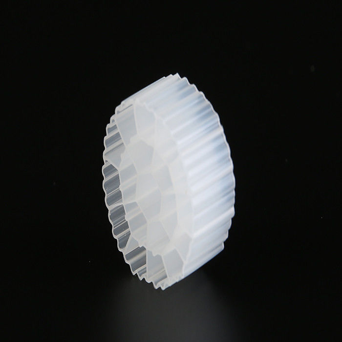 HDPE 백색 플라스틱 K3 필터 매체 수처리 Bio Cel For Pond Cass 프로세스 이동 암모니아 질소