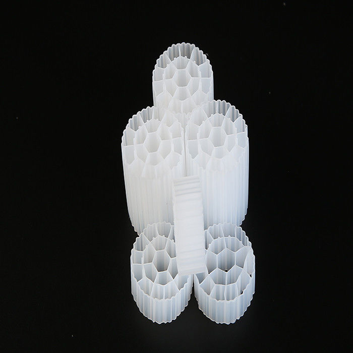 처녀 HDPE 부동 필터 매체 플라스틱 바이오 매체 25mm X 10mm