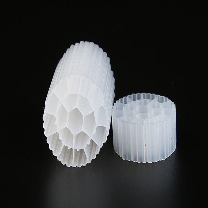 MBBR 바이오 볼 PE MBBR 필터 매체 19 구멍 번호 하수 처리