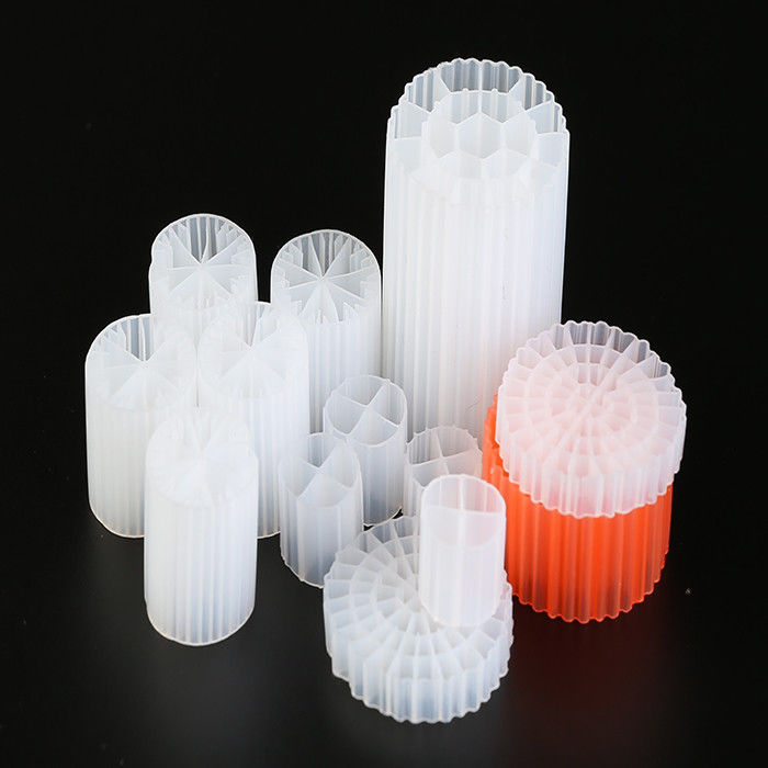 MBBR 바이오 셀 필터 매체 35mm X 18mm 간단한 운영 유지 보수