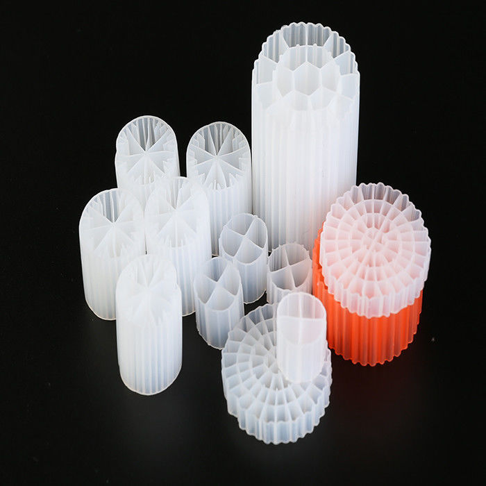 MBBR 바이오 셀 필터 매체 35mm X 18mm 간단한 운영 유지 보수