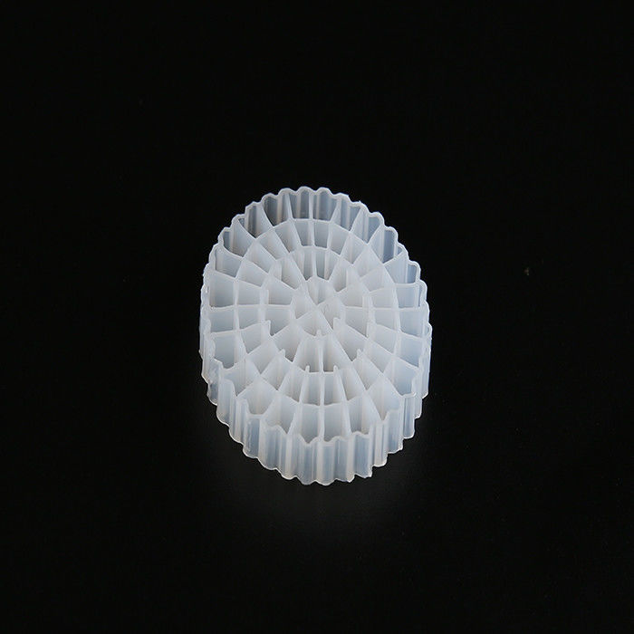 하얀색 MBBR 바이오 미디어 처녀 HDPE 물질 K5 폐수 처리