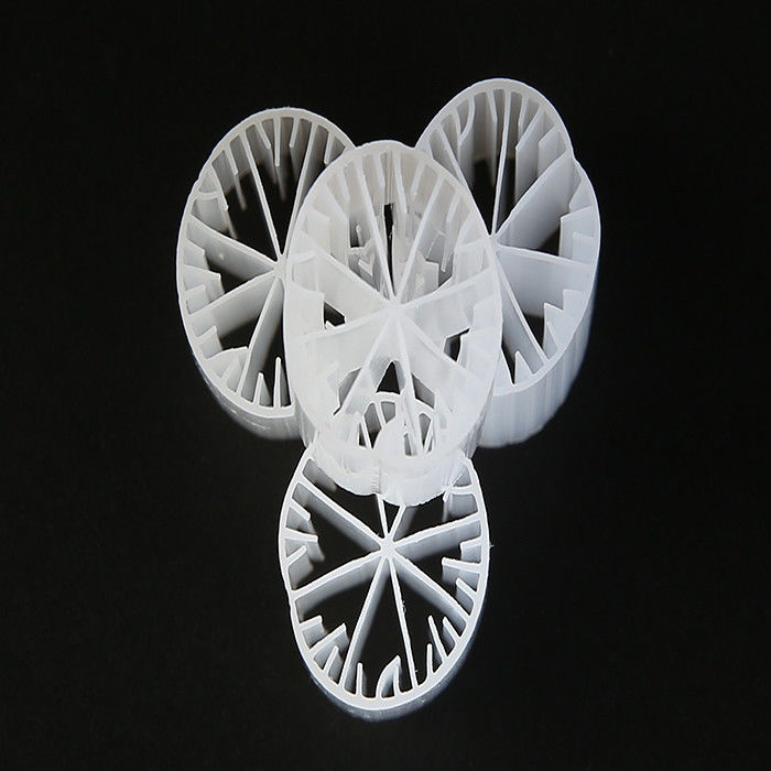 HDPE 필터 매체 떠있는 필터 매체 MBBR 흰색 15mm X 15mm