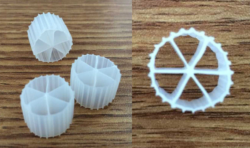 긴 서비스 수명 MBBR 물 처리 K1 필터 RAS를 위한 순수 HDPE 물질