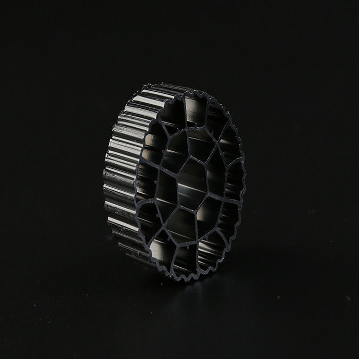 액티베이션 탄소 및 처녀 HDPE 물질과 함께 검은 색 MBBR 바이오 미디어