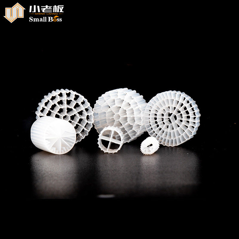 물 처리용 PE38 HDPE 플라스틱 Mbbr 바이오 필터 미디어