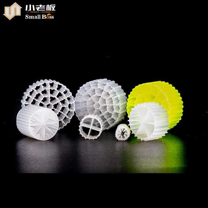 물 처리용 PE38 HDPE 플라스틱 Mbbr 바이오 필터 미디어