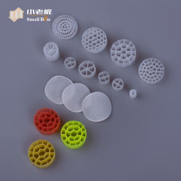 25*10mm FDA 800M2/M3 BIOCELL 바이오 튜브 떠있는 운반기 mbbr 필터