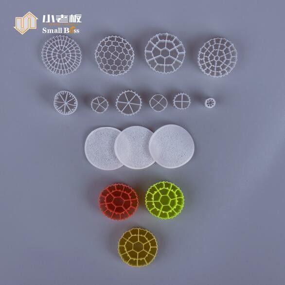 25*10mm FDA 800M2/M3 BIOCELL 바이오 튜브 떠있는 운반기 mbbr 필터