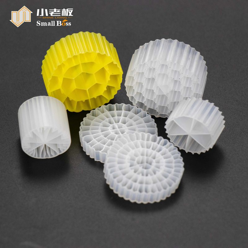 PE75 바이오 셀 필터 매체, 높은 표면 면적과 빠른 바이오 필름 형성을 가진 질소화 과정