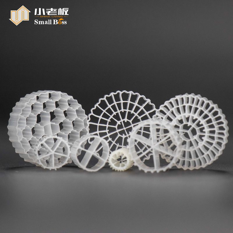 PE75 바이오 셀 필터 매체, 높은 표면 면적과 빠른 바이오 필름 형성을 가진 질소화 과정