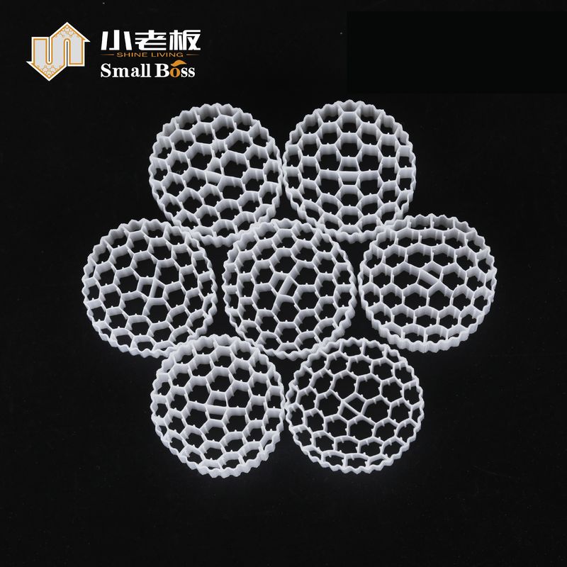 플라스틱 PE38 물질 플라스틱 바이오 필터 매체 MBBR 폐수 처리용 바이오 캐리어