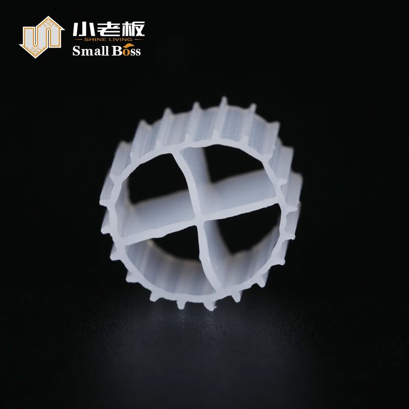 HDPE 작은 크기 K1 바이오 필터 매체 900m2 / M3 표면 면적 11 * 7mm 크기