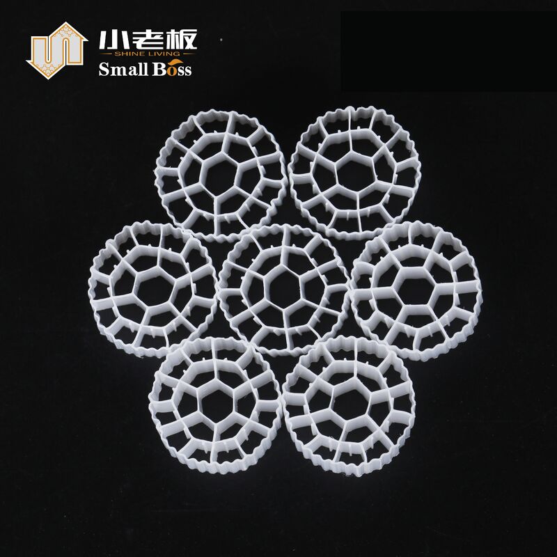 흰색 MBBR 필터 매체 K3 HDPE RAS 매체 부동