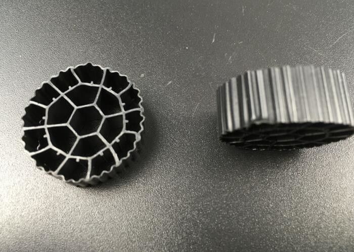 검은색 K3 MBBR 필터 캐리어 산업용 수처리용 25*10mm