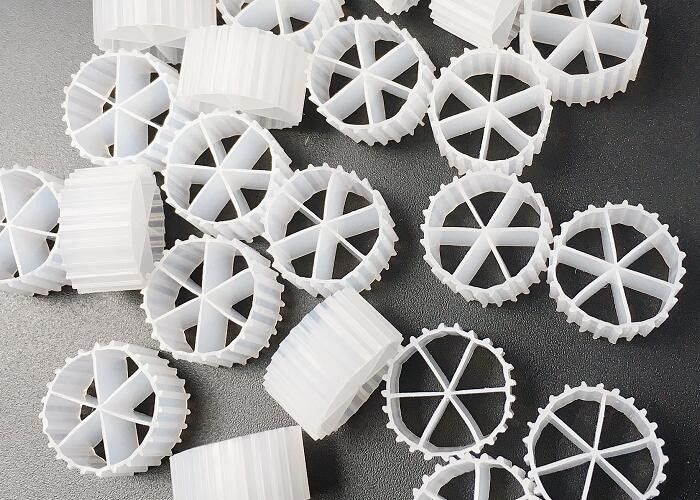 생선 재배 백색 필터 바이오 셀 수처리 16*10mm 큰 면적