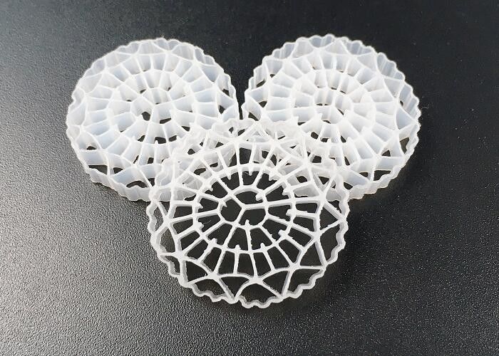 고래 체 제거 HDPE 플라스틱 MBBR 폐수 처리용 BIO 필터 매체