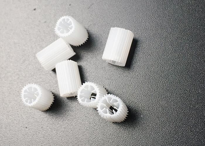 플라스틱 매체 MBBR 필터 K1 이동 침대 필터 수질 개선