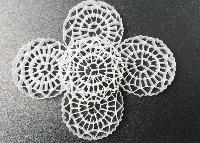 25*5mm K3 필터 매체 Hdpe 물질 Ifas 프로세스 MBBR 바이오 볼