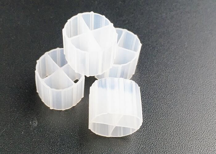 생선 연못 물 처리 MBBR 운반자 바이오 필터 미디어 흰색